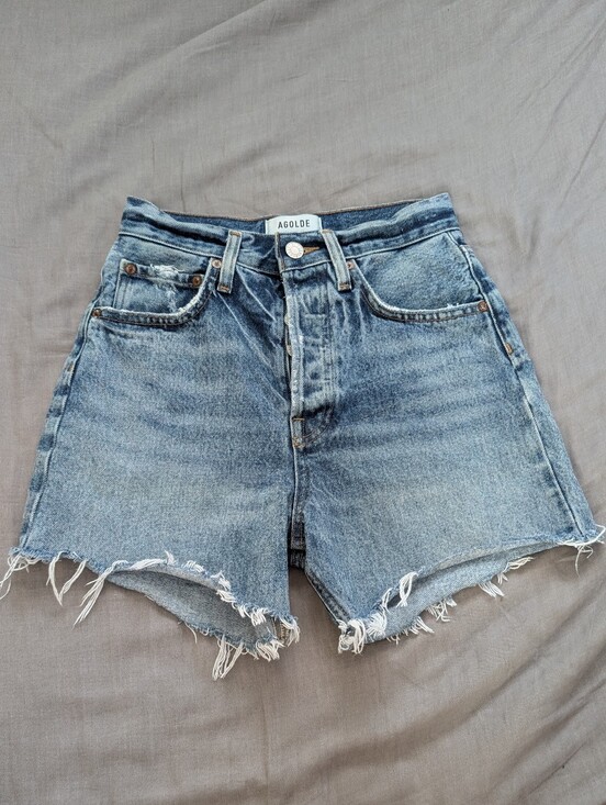 Agolde Pants - Agolde Riley Jeans Denim Shorts Outsider